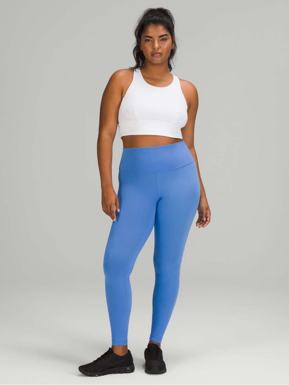Lululemon Wunder Under Leggings in Blue Nile size 8